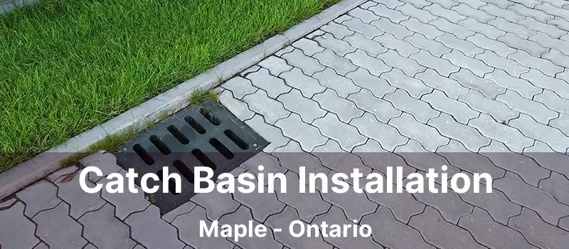  Catch Basin Installation Maple - Ontario