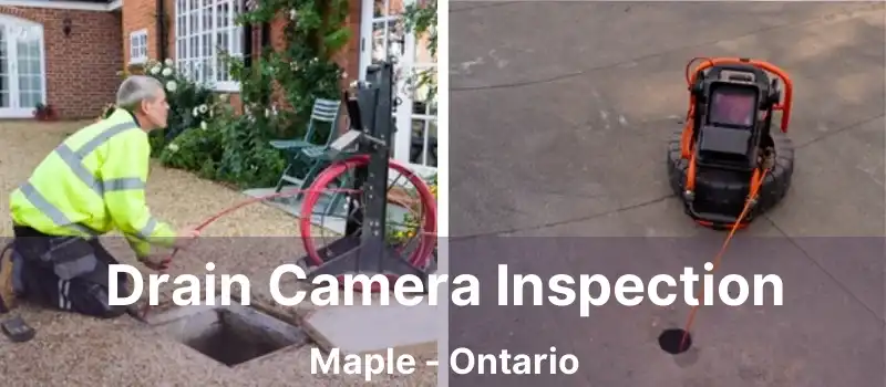  Drain Camera Inspection Maple - Ontario