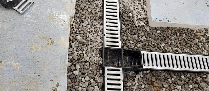 Storm Water Trench Drain Repair in Maple, ON
